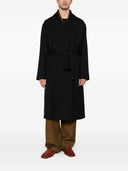 Lardini Double Breasted Coat With Belt