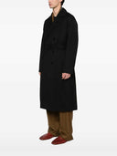 Lardini Double Breasted Coat With Belt