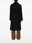 Lardini Double Breasted Coat With Belt