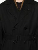 Lardini Double Breasted Coat With Belt