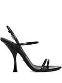 Dolce & Gabbana 105mm Leather Ankle Strap Sandals