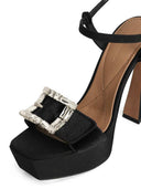 Dolce & Gabbana Jeweled Buckle Sandals