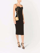 Dolce & Gabbana Midi Dress With Cut Out Detail