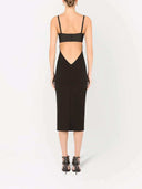 Dolce & Gabbana Midi Dress With Cut Out Detail