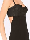 Dolce & Gabbana Midi Dress With Cut Out Detail