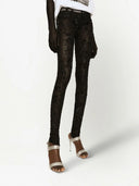 Dolce & Gabbana Kim Dolce & Gabbana Embroidered Leggings