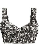 Dolce & Gabbana Sequined Crop Top