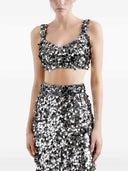 Dolce & Gabbana Sequined Crop Top