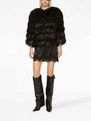 Dolce & Gabbana Faux Fur Cropped Jacket