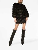 Dolce & Gabbana Faux Fur Cropped Jacket