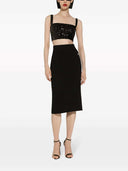 Dolce & Gabbana Sequined Crop Top