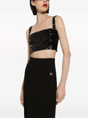 Dolce & Gabbana Sequined Crop Top