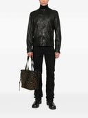 Dolce & Gabbana Lammleder-Reißverschlussjacke