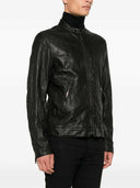 Dolce & Gabbana Lammleder-Reißverschlussjacke