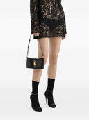 Dolce & Gabbana Leather Shoulder Bag With Metal Hardware