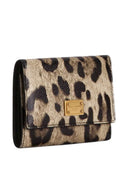 Dolce & Gabbana Leopard Print Zip Around Wallet