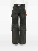 The Attico Black Cotton Jeans