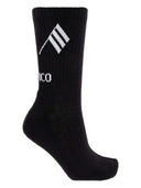 The Attico Ribbed Socks With Logo