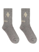 The Attico Ribbed Socks With Logo