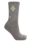 The Attico Ribbed Socks With Logo
