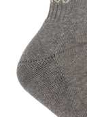 The Attico Ribbed Socks With Logo