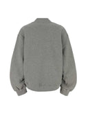 The Attico Gray Cotton Sweatshirt