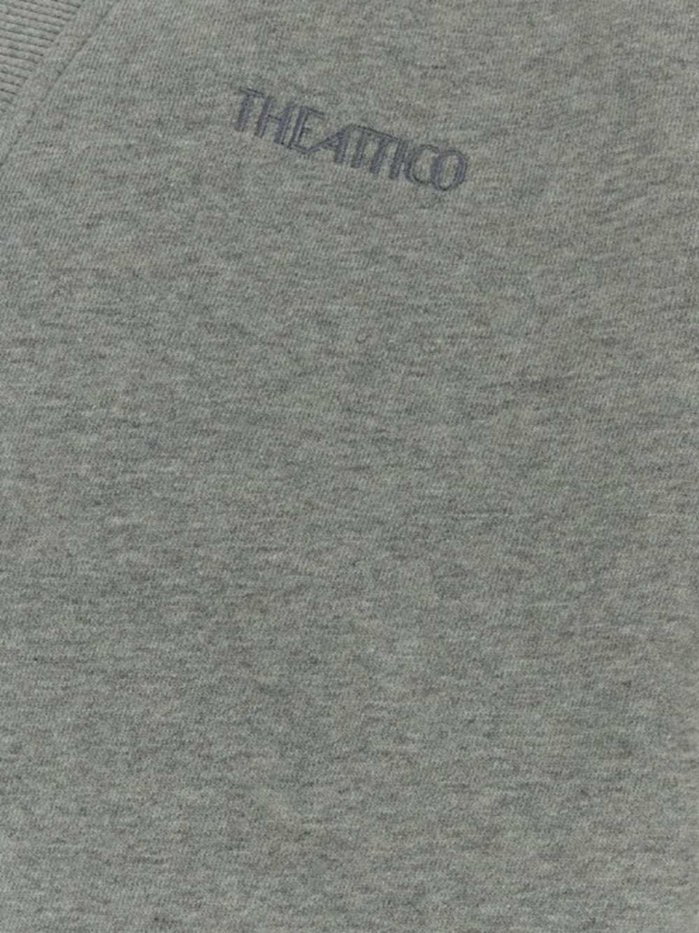 The Attico Gray Cotton Sweatshirt