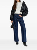 Camiseta con cuello alto de The Attico