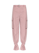 The Attico Pink Polyester Trousers