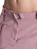 The Attico Pink Polyester Trousers