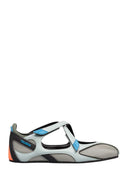 Ballerine con combinazione di logo The Attico Blue Floor 01