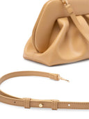 Themoire Bios medium clutch met plooien