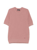 Kurzärmliger Pullover mit Zopfmuster von Dolce & Gabbana