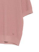 Kurzärmliger Pullover mit Zopfmuster von Dolce & Gabbana