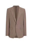 Dolce & Gabbana Single Breasted Wool Poplin Jacket