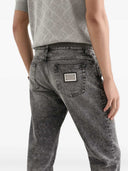 Dolce & Gabbana Jeans With Logo Plaque