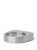Rick Owens Brushed Rectangular Ring