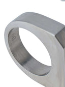 Rick Owens Brushed Rectangular Ring