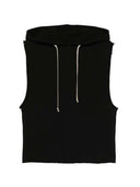 Rick Owens Sleeveless Hooded Tank Top