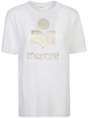 Marant étoile Zewel Linen T Shirt With Print