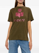 Marant étoile Zewel Linen T Shirt With Print