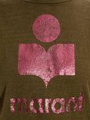Marant étoile Zewel Linen T Shirt With Print