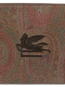 Etro Clutch Bag With Embroidered Logo And Paisley Print