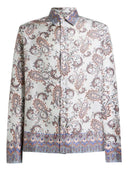 Etro Paisley skjorte med bladtrykk