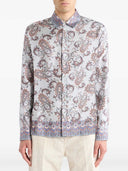 Etro Paisley skjorte med bladtrykk