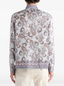 Etro Paisley skjorte med bladtrykk