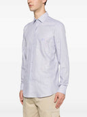 Etro – Gestreiftes Hemd mit Paisley-Print