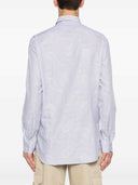 Etro – Gestreiftes Hemd mit Paisley-Print