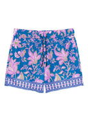 Etro Swim Shorts With Floral Print Trim
