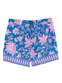 Etro Swim Shorts With Floral Print Trim